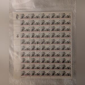 Vintage 1973 uncut Rise of the Spirit of Independence stamps